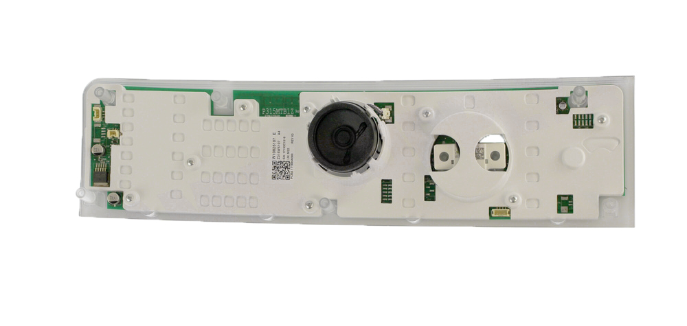 W10911044 - Genuine OEM Whirlpool Washer Control Panel Assembly, Black